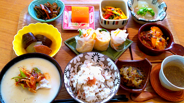 メニューの一例